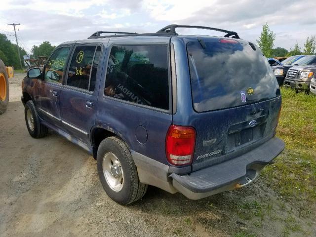 1FMZU34EXXUB70514 - 1999 FORD EXPLORER BLUE photo 3