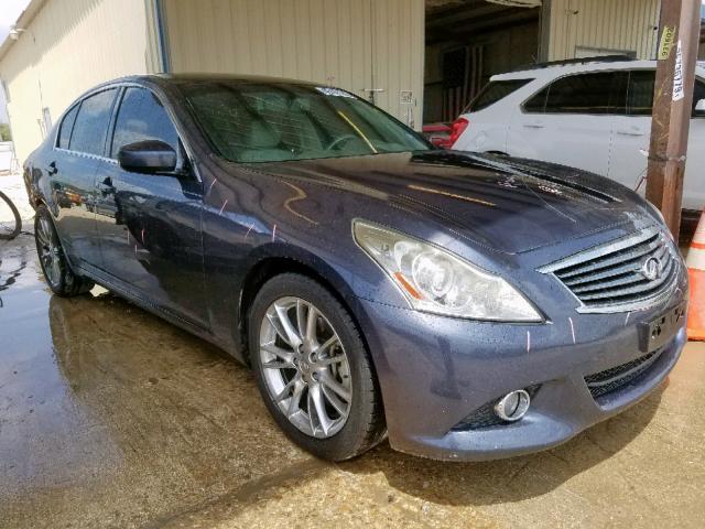 JN1CV6AP2BM504349 - 2011 INFINITI G37 BASE BLUE photo 1