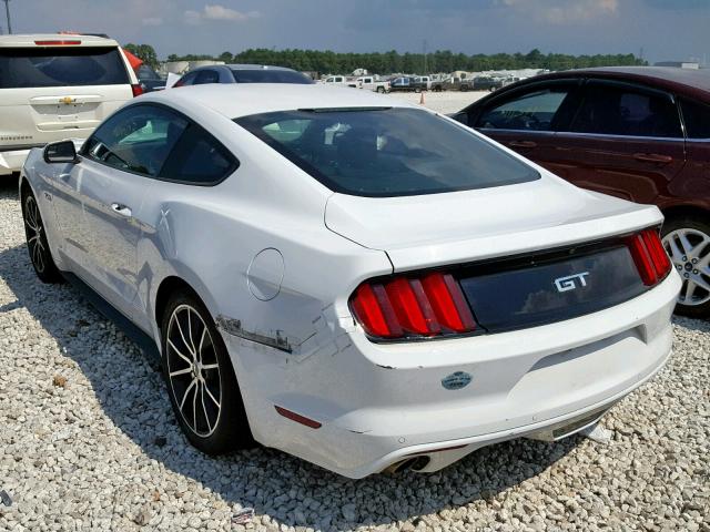 1FA6P8CF7G5267756 - 2016 FORD MUSTANG GT WHITE photo 3