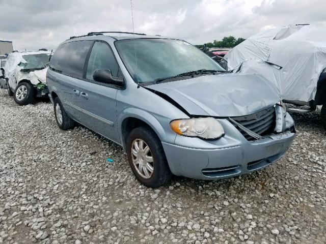 2A4GP54L16R753721 - 2006 CHRYSLER TOWN & COU BLUE photo 1