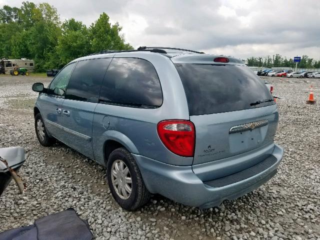 2A4GP54L16R753721 - 2006 CHRYSLER TOWN & COU BLUE photo 3