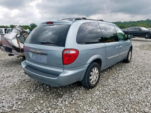 2A4GP54L16R753721 - 2006 CHRYSLER TOWN & COU BLUE photo 4