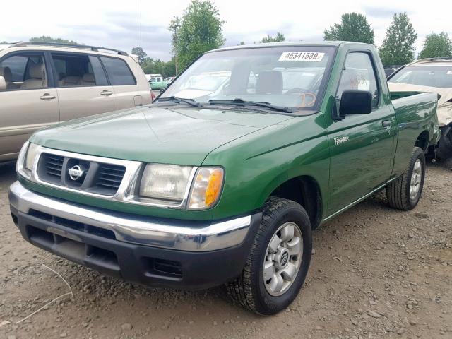 1N6DD21S8WC350434 - 1998 NISSAN FRONTIER X GREEN photo 2