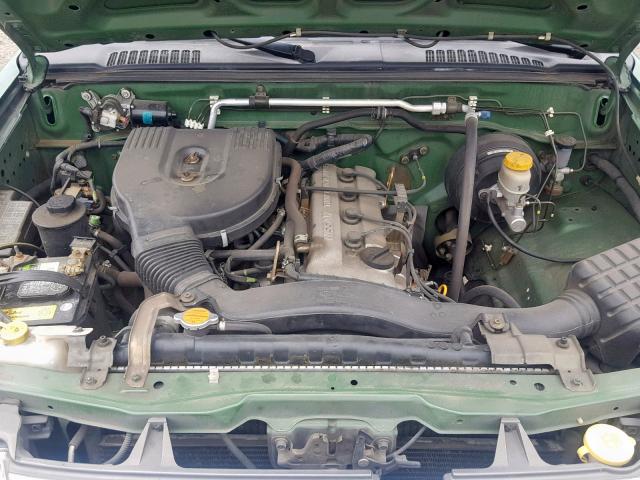 1N6DD21S8WC350434 - 1998 NISSAN FRONTIER X GREEN photo 7