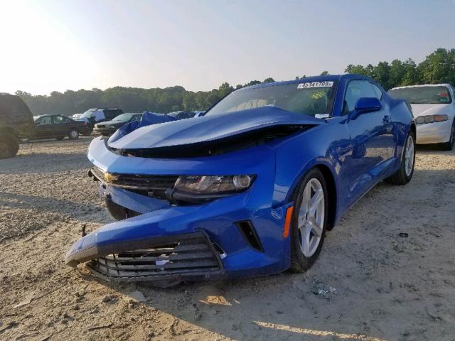 1G1FB1RX3G0178112 - 2016 CHEVROLET CAMARO LT BLUE photo 2