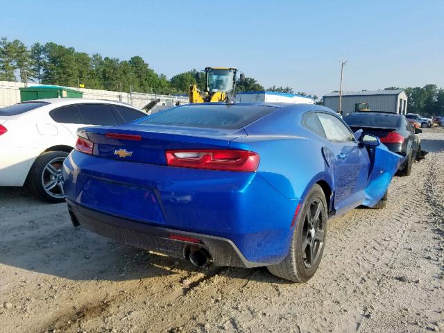 1G1FB1RX3G0178112 - 2016 CHEVROLET CAMARO LT BLUE photo 4