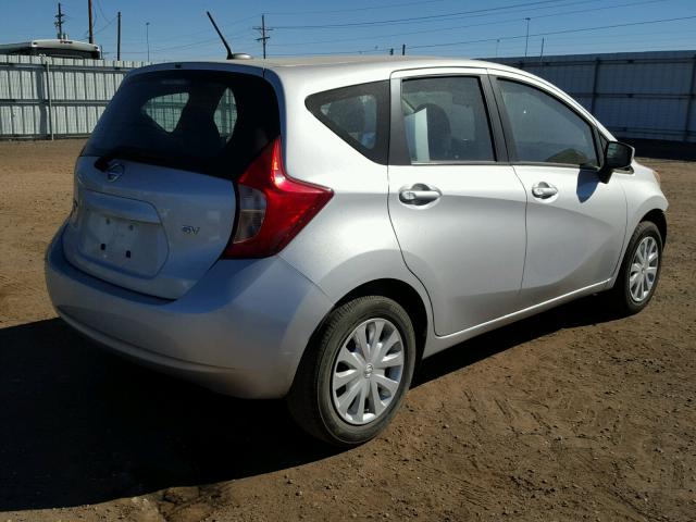 3N1CE2CPXGL407892 - 2016 NISSAN VERSA NOTE SILVER photo 4