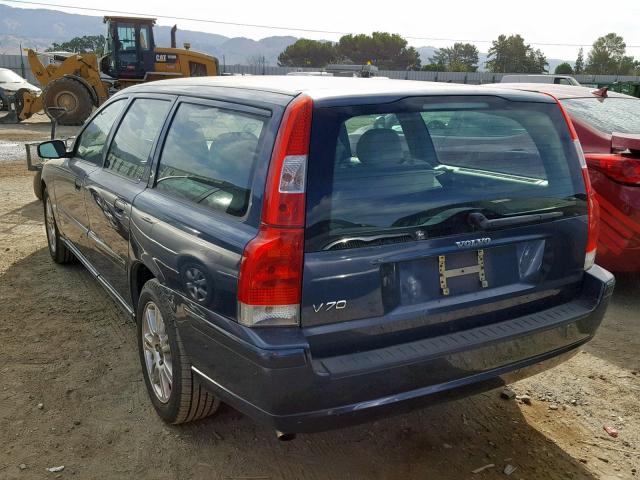 YV1SW640662540612 - 2006 VOLVO V70 BLUE photo 3