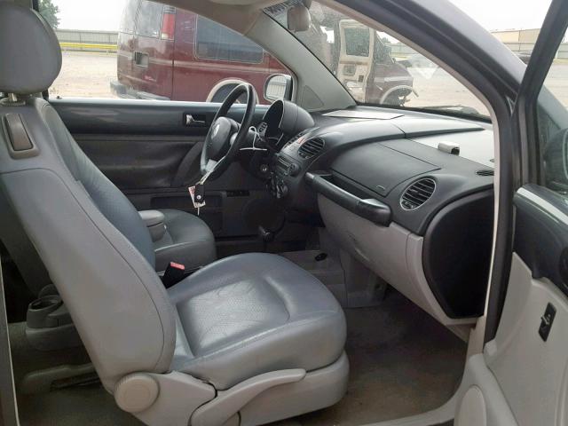 3VWSW31C87M519075 - 2007 VOLKSWAGEN NEW BEETLE ნაცრისფერი ფოტო 5