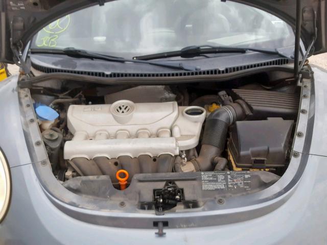 3VWSW31C87M519075 - 2007 VOLKSWAGEN NEW BEETLE ნაცრისფერი ფოტო 7
