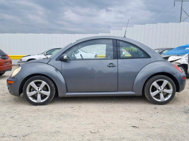3VWSW31C87M519075 - 2007 VOLKSWAGEN NEW BEETLE ნაცრისფერი ფოტო 9