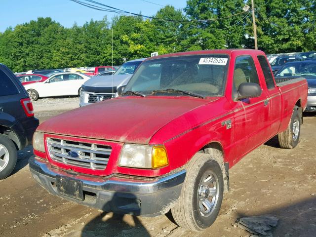 1FTYR14V21PB36093 - 2001 FORD RANGER SUP RED photo 2