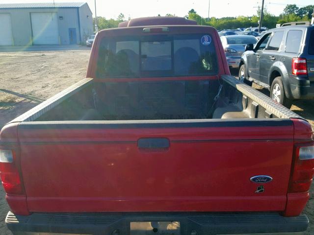 1FTYR14V21PB36093 - 2001 FORD RANGER SUP RED photo 9