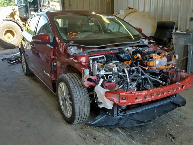 1FADP3R49HL321586 - 2017 FORD FOCUS BEV RED photo 2