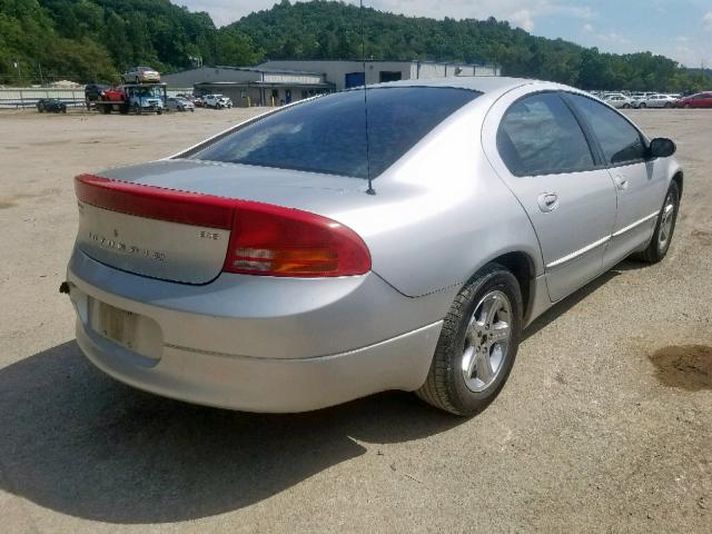 2B3HD56M94H601246 - 2004 DODGE INTREPID E SILVER photo 4