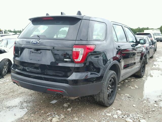 1FM5K8AR4GGD16090 - 2016 FORD EXPLORER P BLACK photo 4