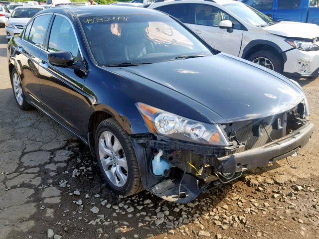 1HGCP36828A016862 - 2008 HONDA ACCORD EXL BLACK photo 1