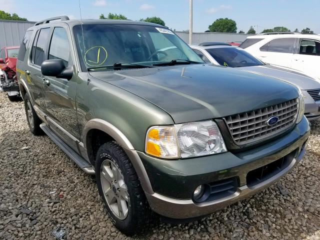 1FMZU74K33UA97798 - 2003 FORD EXPLORER E GREEN photo 1