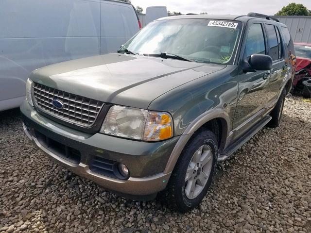 1FMZU74K33UA97798 - 2003 FORD EXPLORER E GREEN photo 2