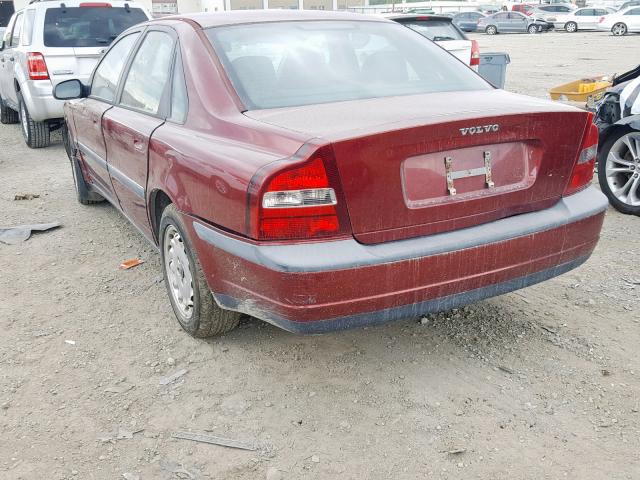 YV1TS94D7Y1095343 - 2000 VOLVO S80 RED photo 3