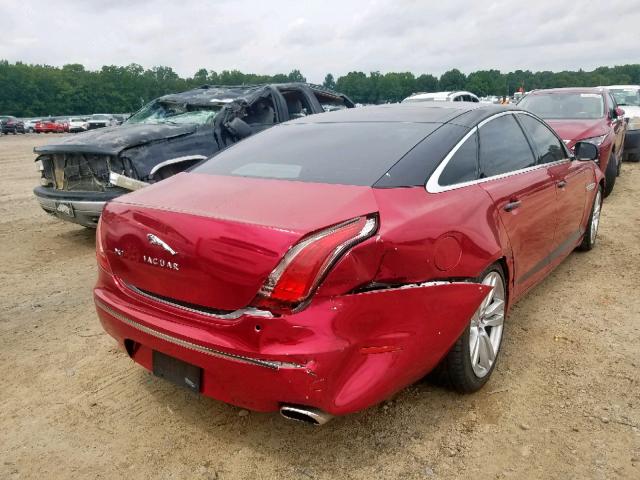 SAJWA2GB6BLV16442 - 2011 JAGUAR XJL RED photo 4