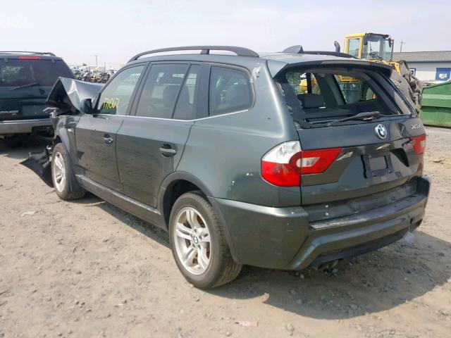 WBXPA93436WG79935 - 2006 BMW X3 3.0I BLACK photo 3