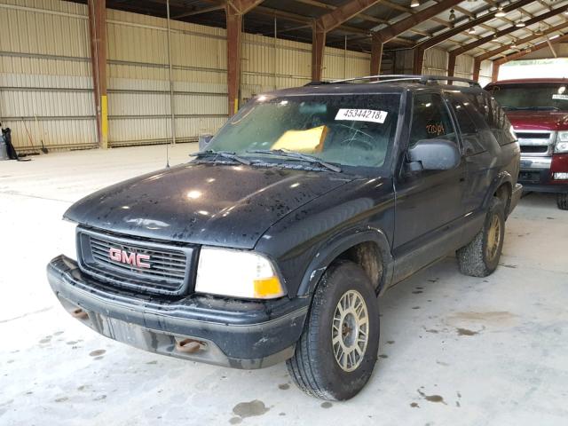 1GKCT18W3XK514320 - 1999 GMC JIMMY BLACK photo 2