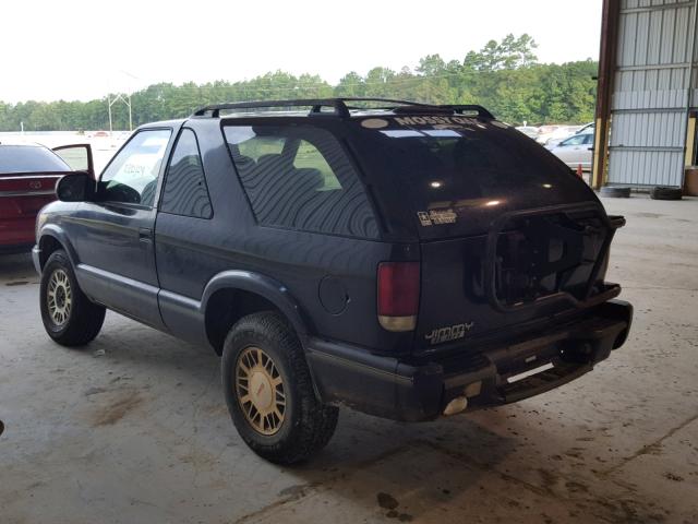 1GKCT18W3XK514320 - 1999 GMC JIMMY BLACK photo 3