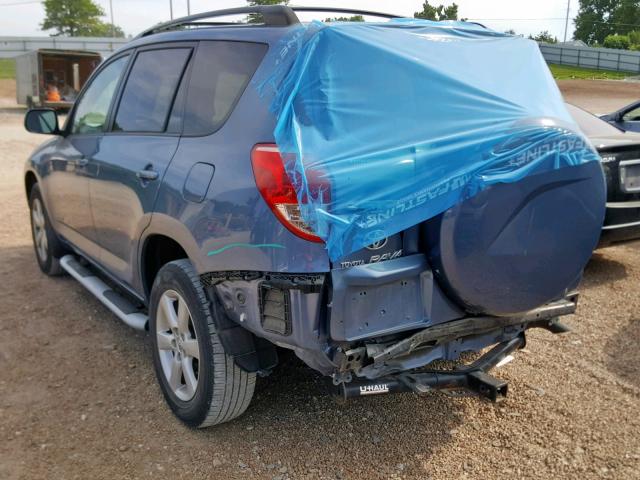 JTMBK31V785069829 - 2008 TOYOTA RAV4 LIMIT BLUE photo 3