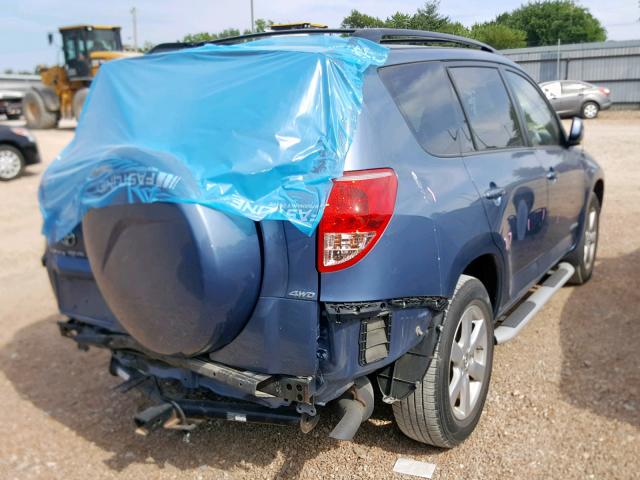 JTMBK31V785069829 - 2008 TOYOTA RAV4 LIMIT BLUE photo 4