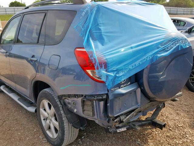 JTMBK31V785069829 - 2008 TOYOTA RAV4 LIMIT BLUE photo 9