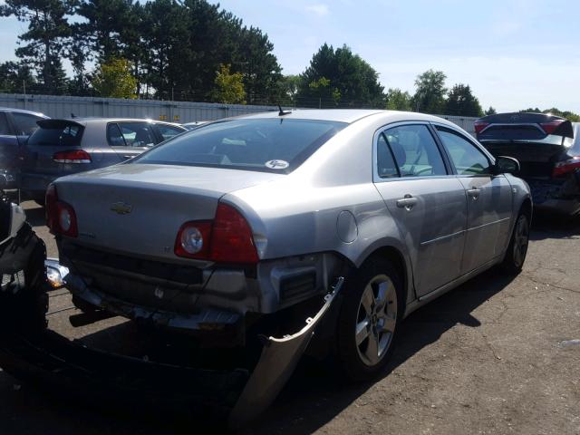 1G1ZH57B48F201034 - 2008 CHEVROLET MALIBU 1LT 银色 照片 4
