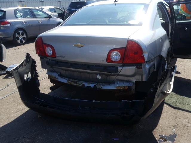 1G1ZH57B48F201034 - 2008 CHEVROLET MALIBU 1LT 银色 照片 9