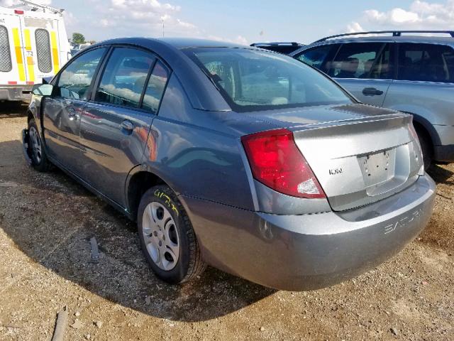 1G8AJ52F84Z217548 - 2004 SATURN ION LEVEL GRAY photo 3
