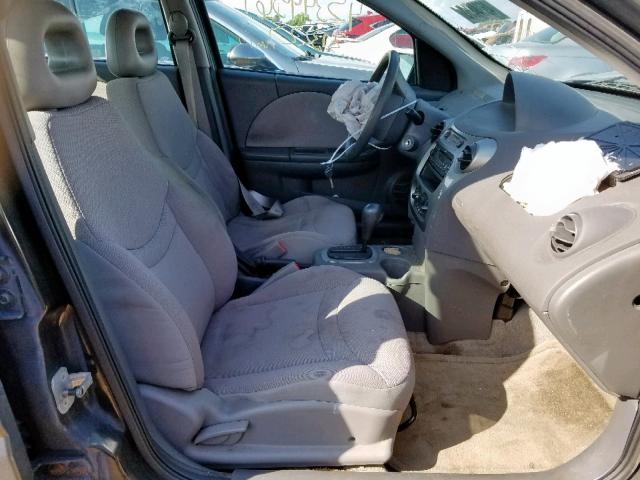 1G8AJ52F84Z217548 - 2004 SATURN ION LEVEL GRAY photo 5