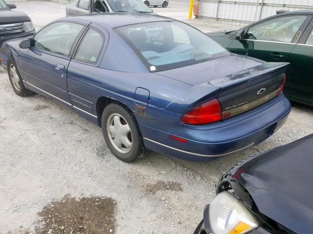 2G1WW12M3T9151013 - 1996 CHEVROLET MONTE CARL ლურჯი ფოტო 3