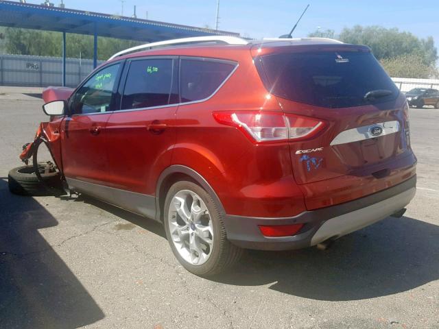 1FMCU9J97EUD70859 - 2014 FORD ESCAPE TIT RED photo 3