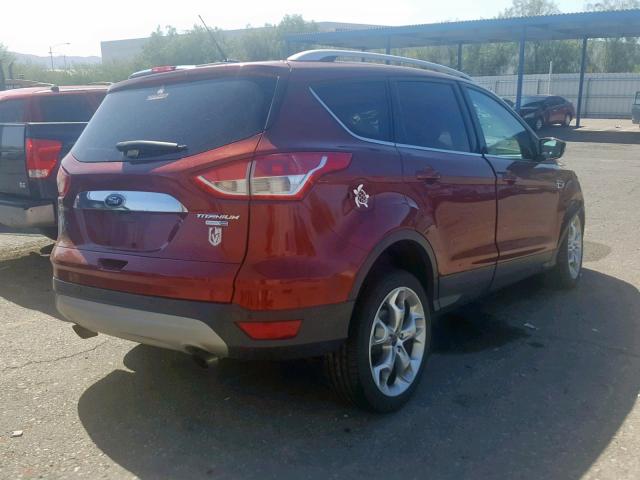 1FMCU9J97EUD70859 - 2014 FORD ESCAPE TIT RED photo 4