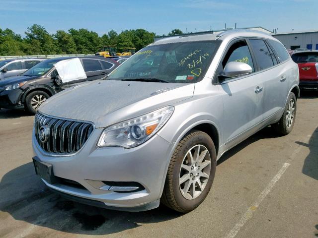 5GAKVBKD5FJ144900 - 2015 BUICK ENCLAVE SILVER photo 2