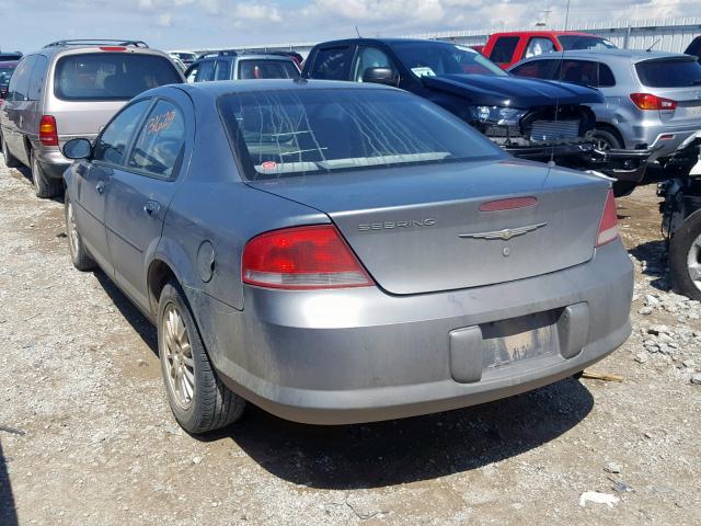 1C3EL46X16N190724 - 2006 CHRYSLER SEBRING SILVER photo 3