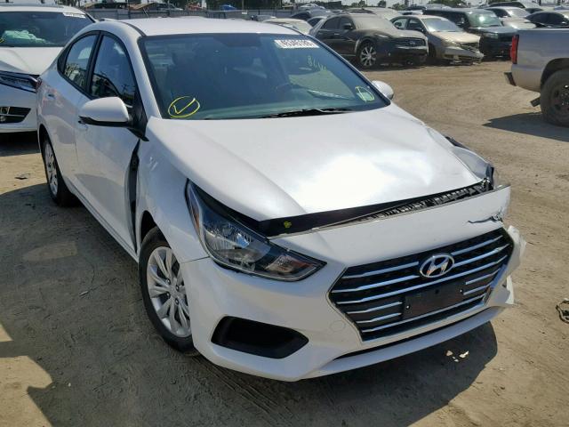 3KPC24A32KE067779 - 2019 HYUNDAI ACCENT SE WHITE photo 1