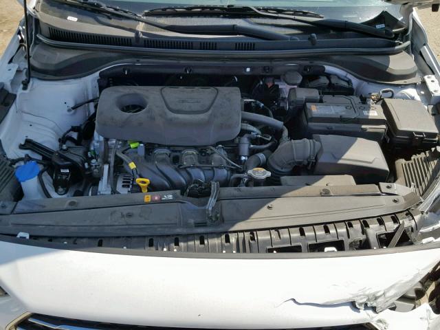 3KPC24A32KE067779 - 2019 HYUNDAI ACCENT SE WHITE photo 7