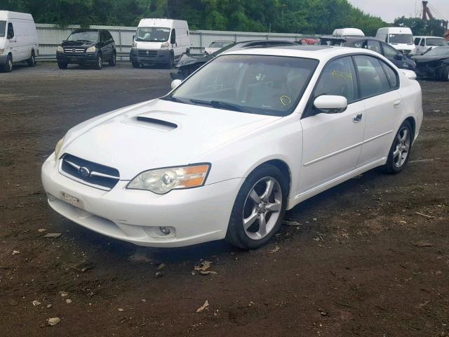 4S3BL676964208571 - 2006 SUBARU LEGACY GT WHITE photo 2