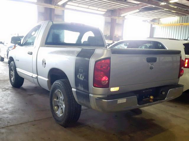 1D7HA16K48J151563 - 2008 DODGE RAM 1500 S SILVER photo 3