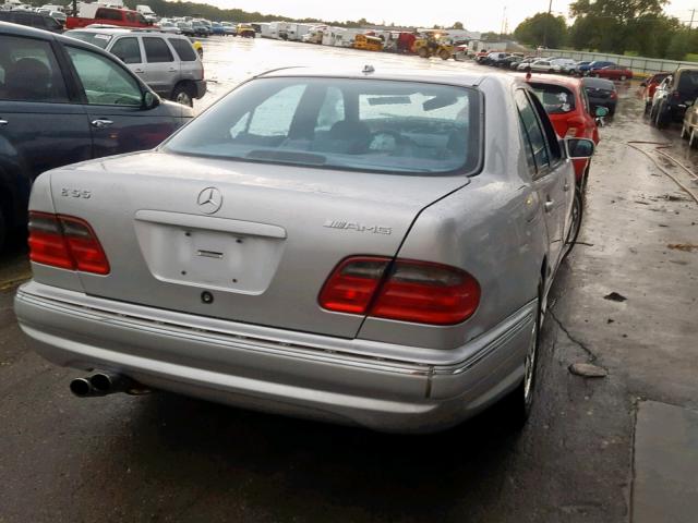 WDBJF74J82B434977 - 2002 MERCEDES-BENZ E 55 AMG SILVER photo 4