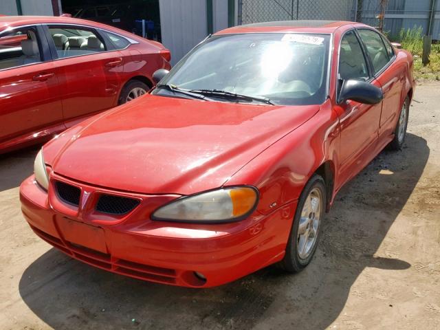 1G2NF52E33C115323 - 2003 PONTIAC GRAND AM S RED photo 2