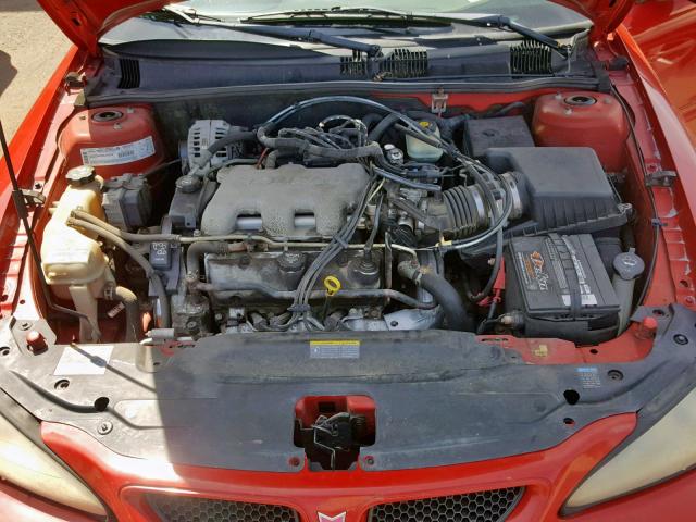 1G2NF52E33C115323 - 2003 PONTIAC GRAND AM S RED photo 7