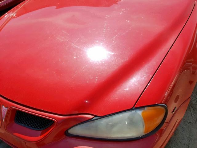1G2NF52E33C115323 - 2003 PONTIAC GRAND AM S RED photo 9