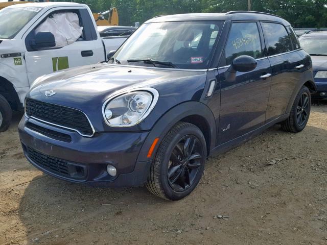 WMWZC5C57DWP30782 - 2013 MINI COOPER S C BLUE photo 2