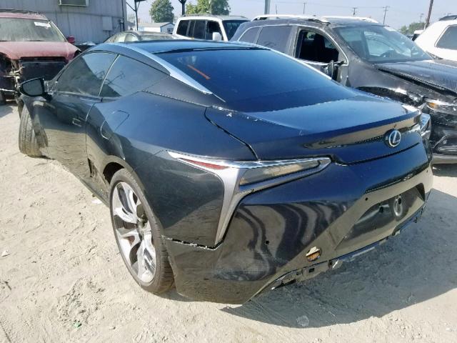 JTHHP5AY7JA005576 - 2018 LEXUS LC 500 BLACK photo 3